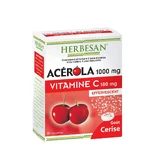 Herbesan Acerola 1000mg Vitamine C 180mg Kersensmaak 30 tabletten