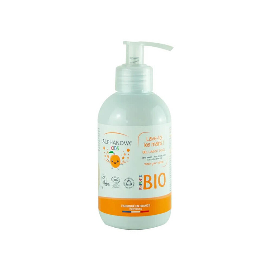 Alphanova Kids Gel Lavant Doux Lave Toi Les Mains Abricot 250ml