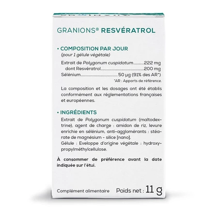 Granions Resveratrol 30 tabletten