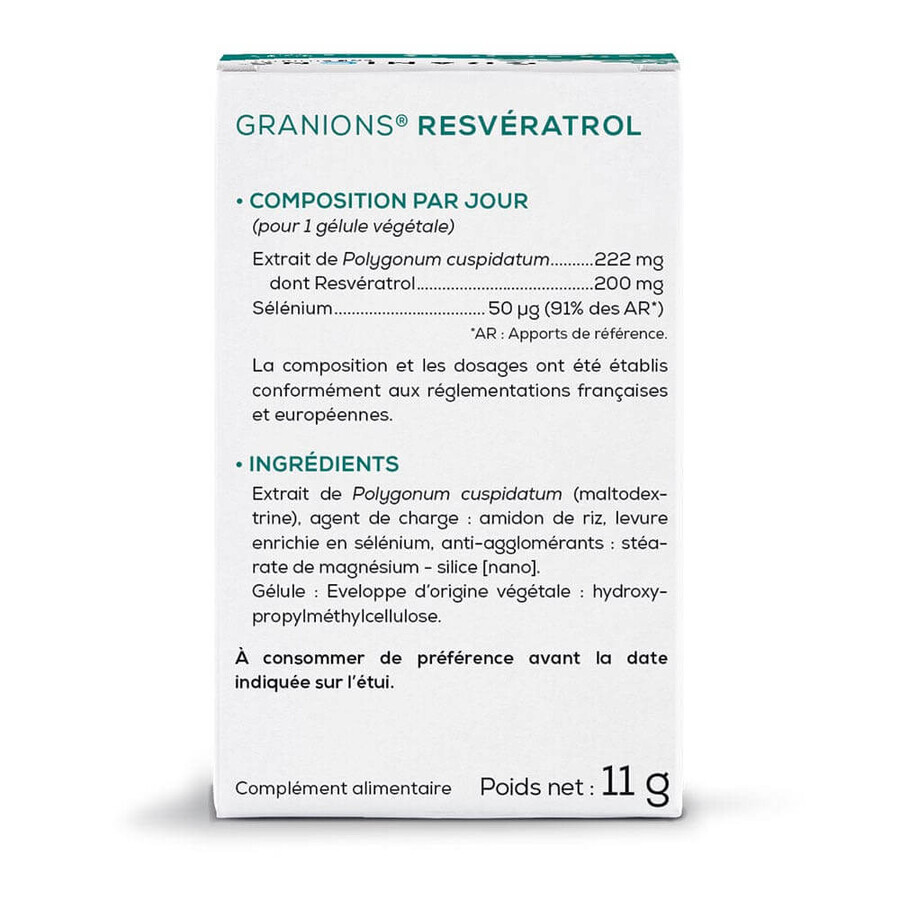 Granions Resveratrolo 30 compresse