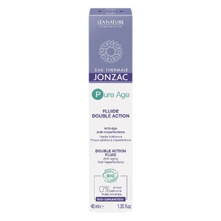 Eau thermale Jonzac Pure Age Fluid mit doppelter Wirkung gegen Alterung und Unvollkommenheit Erwachsene Haut mit Unvollkommenheiten 40 ml