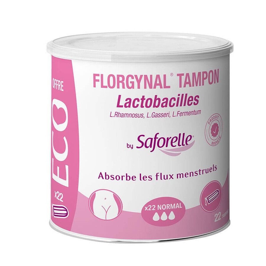 Shop Saforelle Florgynal Tampons mit Lactobacillus für die Menstruation Compact normal ohne Applikator ECO x22 Saforelle Florgynal Tampons mit Lactobacillus für die Menstruation Compact normal ohne Applikator ECO x22