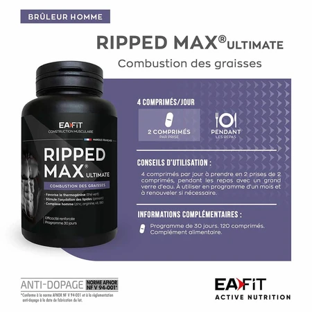 Eafit Ripped Maxi Ultimate 120 Tablets