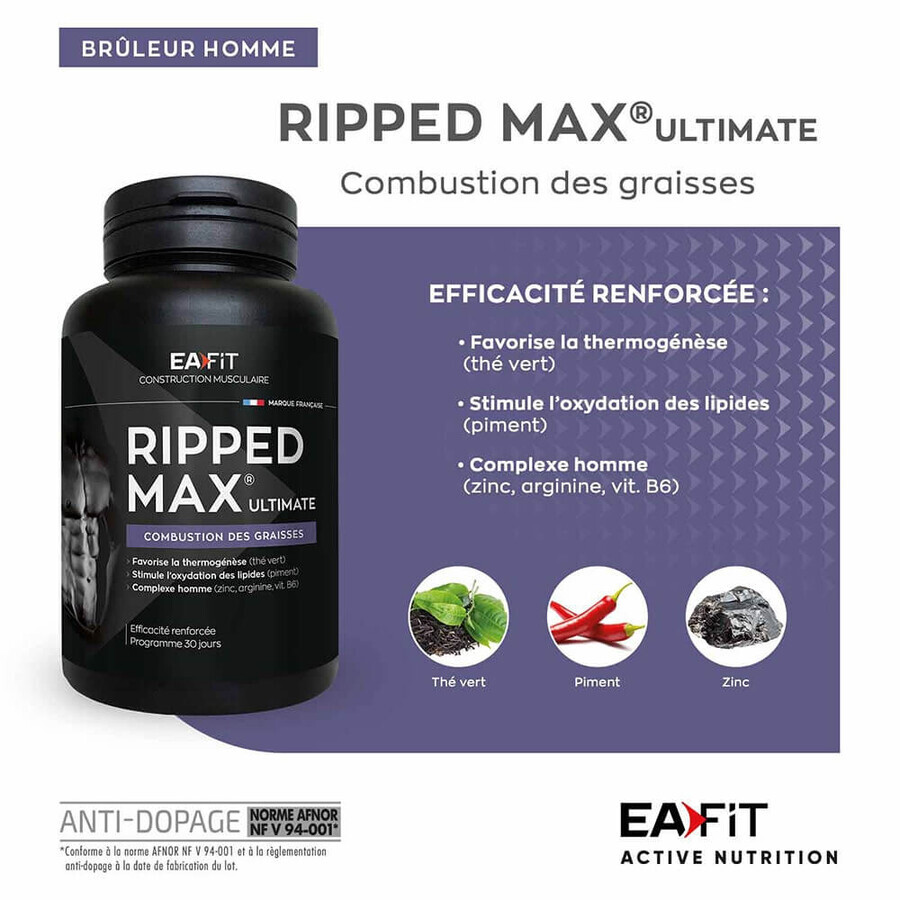 Eafit Ripped Max Ultimate 120 Comprimes