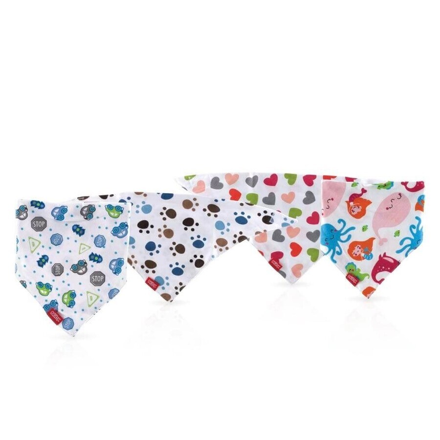 Nuby Bavaglini reversibili da 0 mesi in su x2