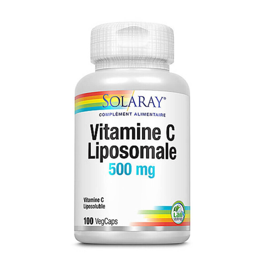 Solaray Liposomale Vitaminen C 500 mg 100 plantaardige capsules Solaray Liposomale Vitaminen C 500 mg 100 plantaardige capsules
