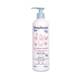 Rivadouce Bébé Gel lavant surgras non parfumé bio Corps et cheveux 500ml