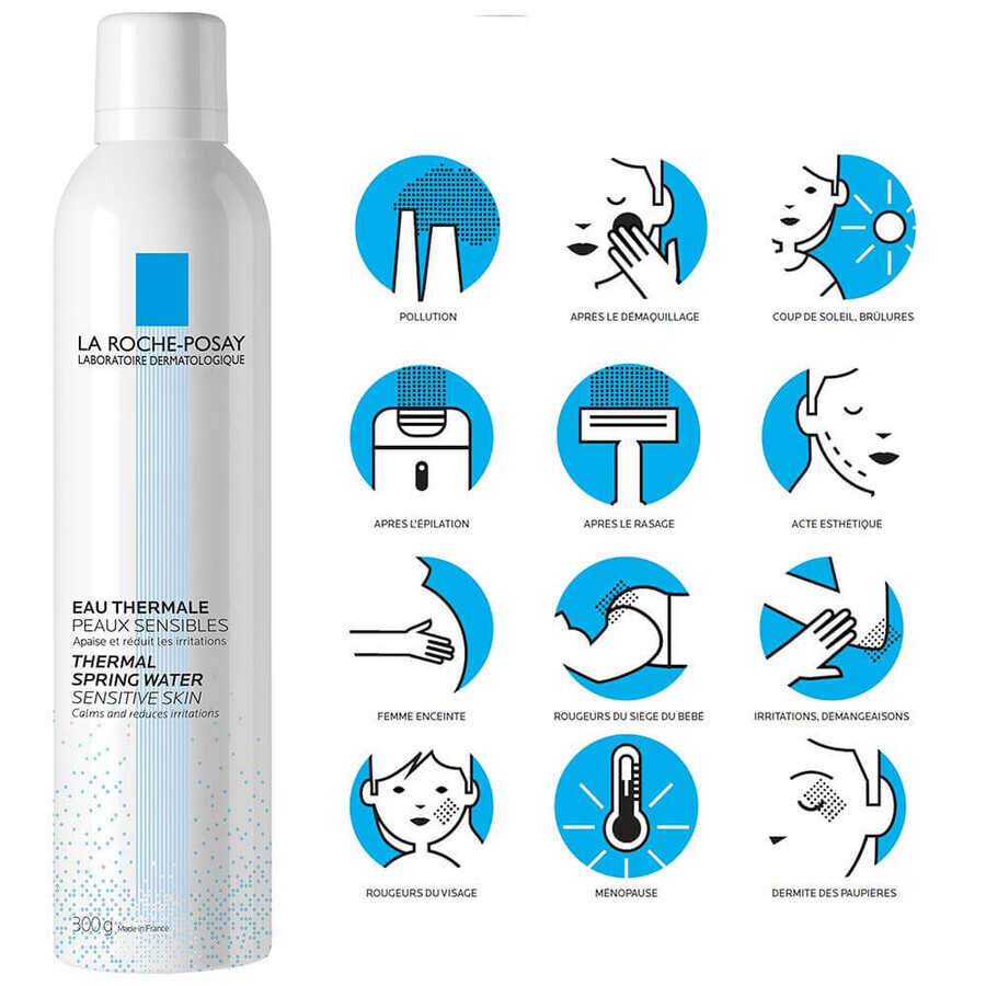 La Roche-Posay Agua Termal Calmante y Antiirritante para Pieles Sensibles 300ml La Roche-Posay Agua Termal Calmante y Antiirritante para Pieles Sensibles 300ml