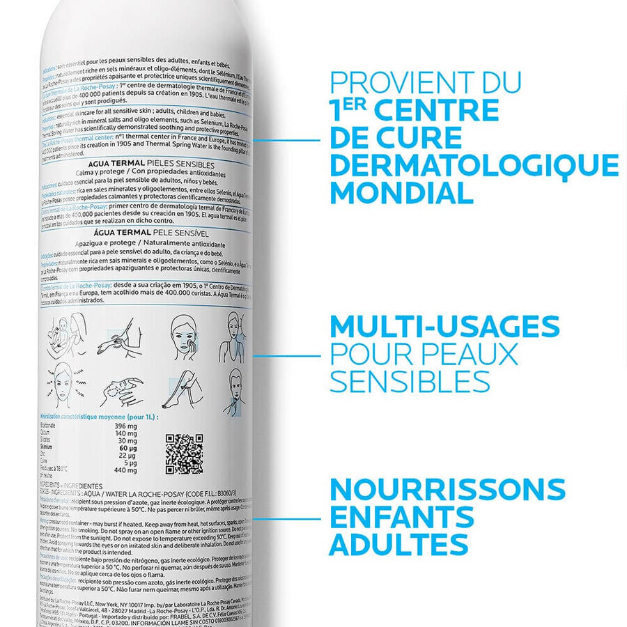 La Roche-Posay Agua Termal Calmante y Antiirritante para Pieles Sensibles 300ml La Roche-Posay Agua Termal Calmante y Antiirritante para Pieles Sensibles 300ml