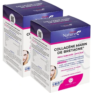 Pharm Nature Micronutrition Bretagne Meer Kollagen Sublimierte Haut, Anti-Aging 2x300g