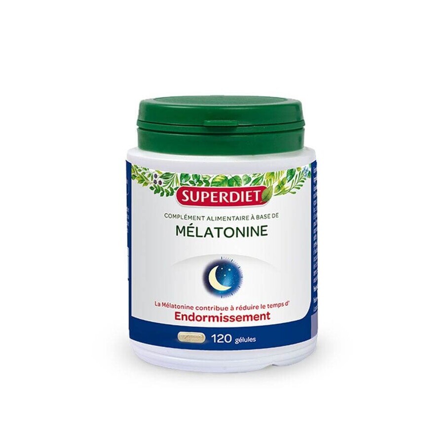Superdiet Mélatonine 120 Gélules Superdiet Mélatonine 120 Gélules