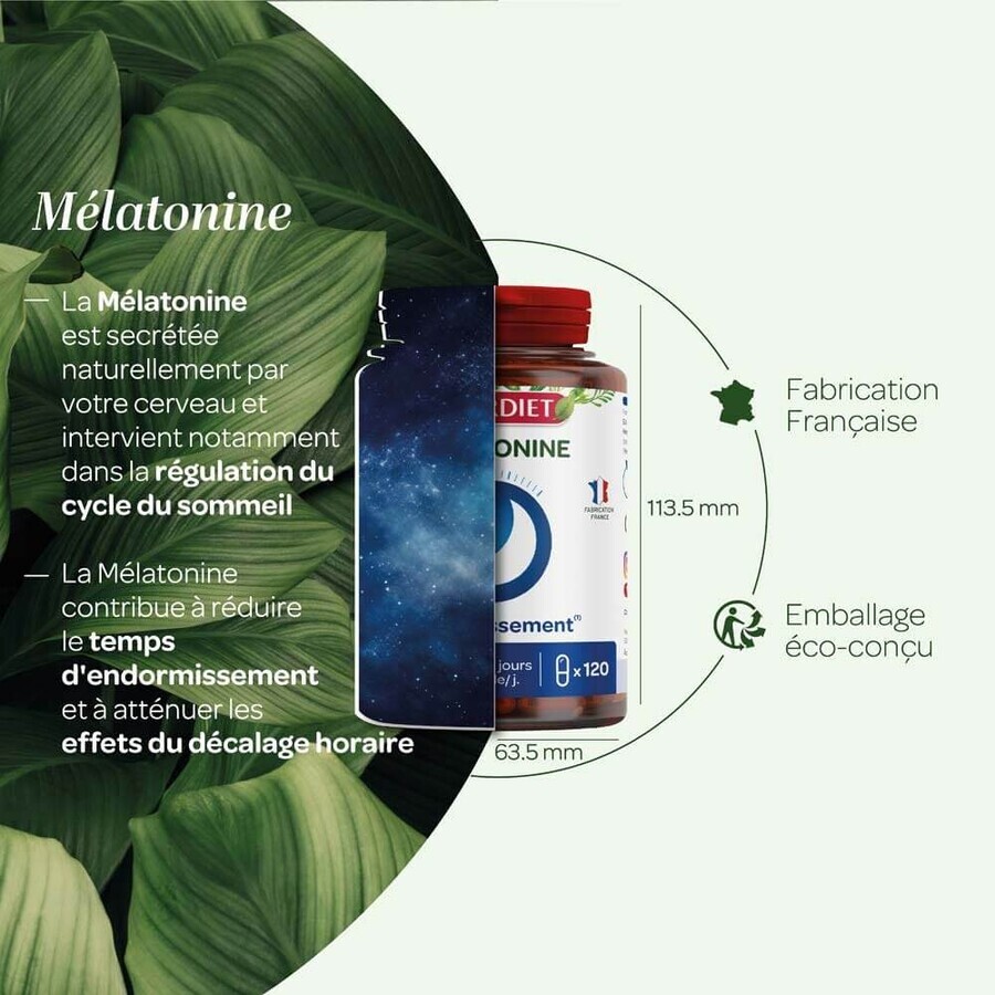 Superdiet Mélatonine 120 Gélules Superdiet Mélatonine 120 Gélules