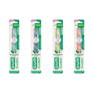 Gum Classic Brosse À Dents Bio-Sourcée Ultra Souple 15/100e Compacte x1