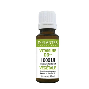 D. Plantes Vitaminas D3 Vegetal 1000ui Gotero 20ml