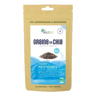 Valebio Graine De Chia Bio Super Food 200g