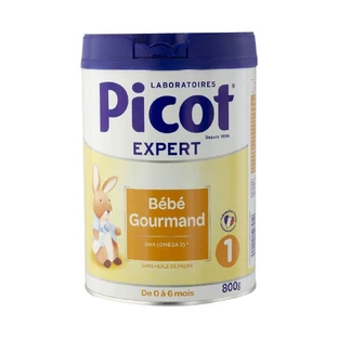 Picot Bebe Gourmand 1 From 0 to 6 months Palm oil free milk powder 800g