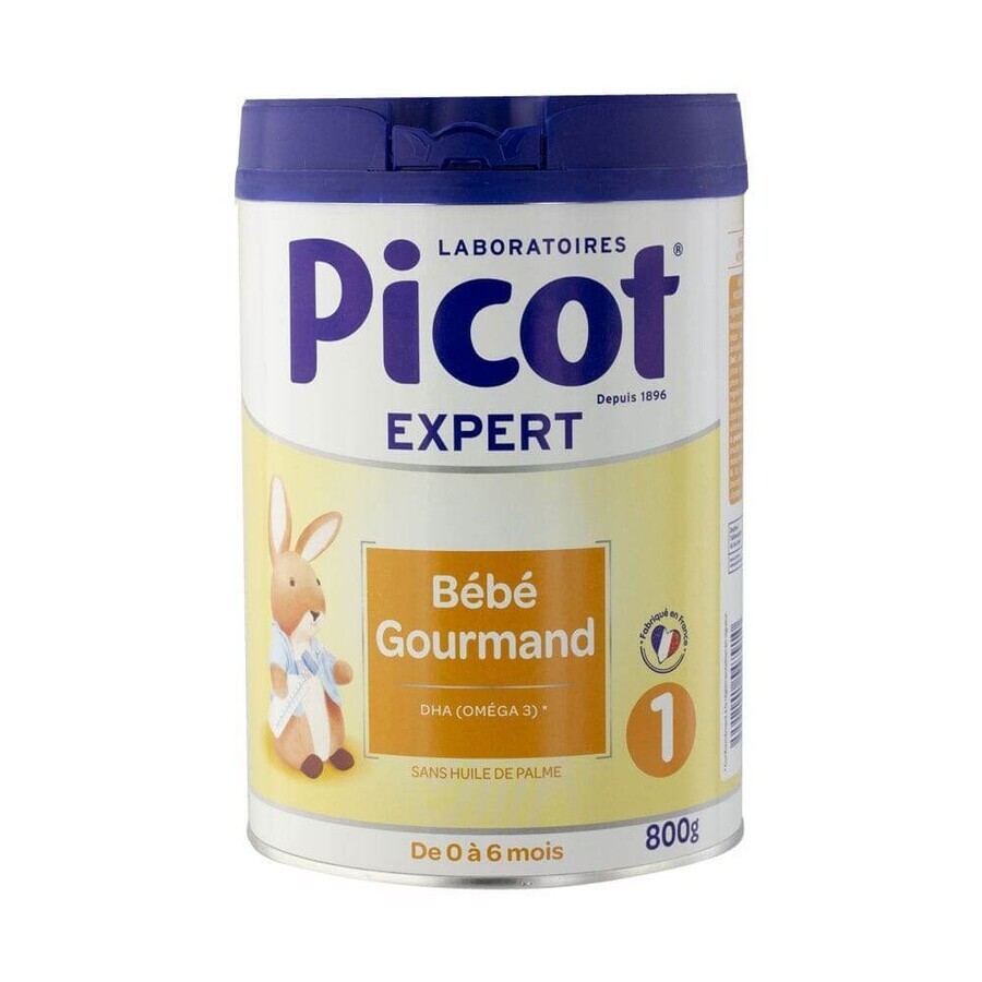 Buy Picot Bebe Gourmand 1 From 0 to 6 months Palm oil free milk powder 800g Picot Bebe Gourmand 1 From 0 to 6 months Palm oil free milk powder 800g