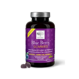 New Nordic Blue Berry Gummies Vision 60 Comprimés