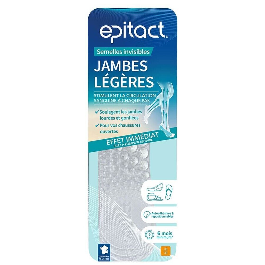 Boutique Epitact Semelles Thérapeutiques Invisibles Jambes légères 1 paire Epitact Semelles Thérapeutiques Invisibles Jambes légères 1 paire