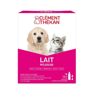 Clement-Thekan Milkkan Leche en polvo para gatitos Chiot Chaton 2x200g