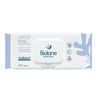 Biolane Expert Gentle Cleansing Wipes for Children Sensitive Skin x72