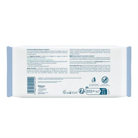 Biolane Expert Gentle Cleansing Wipes for Children Sensitive Skin x72