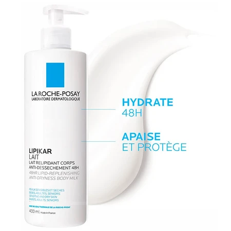 La Roche-Posay Lipikar Leche Corporal Relipidizante Antisequedad Piel Seca y Sensible 400ml