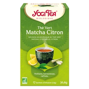 Yogi Tea Biologische Matcha Groene Thee met Citroen 17 Zakjes
