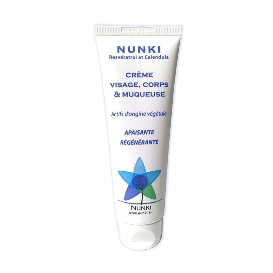 Nunki Crema calmante y regeneradora cara, cuerpo y mucosas 75ml