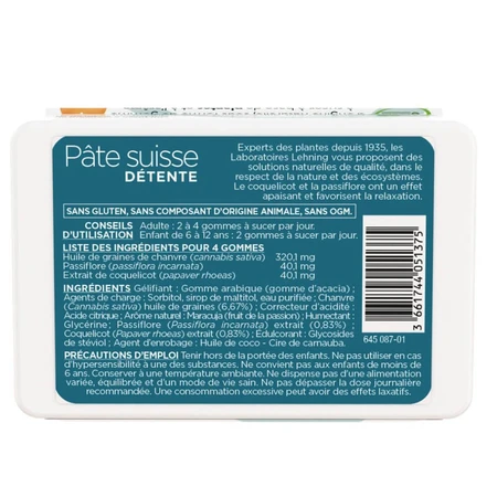 Lehning Voedingssupplement Swiss Relax Paste 50 g