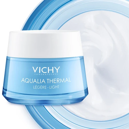 Vichy Aqualia Creme Hydratante Legere Eau Thermale Acide Hyaluronique 50ml