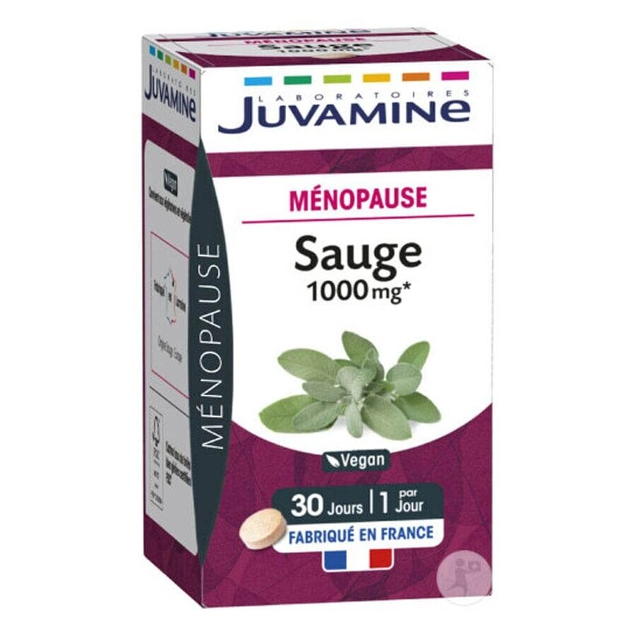Juvamine Menopause Salvia 1000mg 30 Tablets