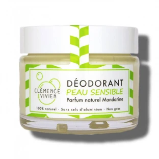 Clemence&Vivien Deodorant Naturel Creme Peaux Sensibles 50g
