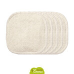 Les Tendances D'Emma Eco Chou Washable Bamboo Squares ecru x5