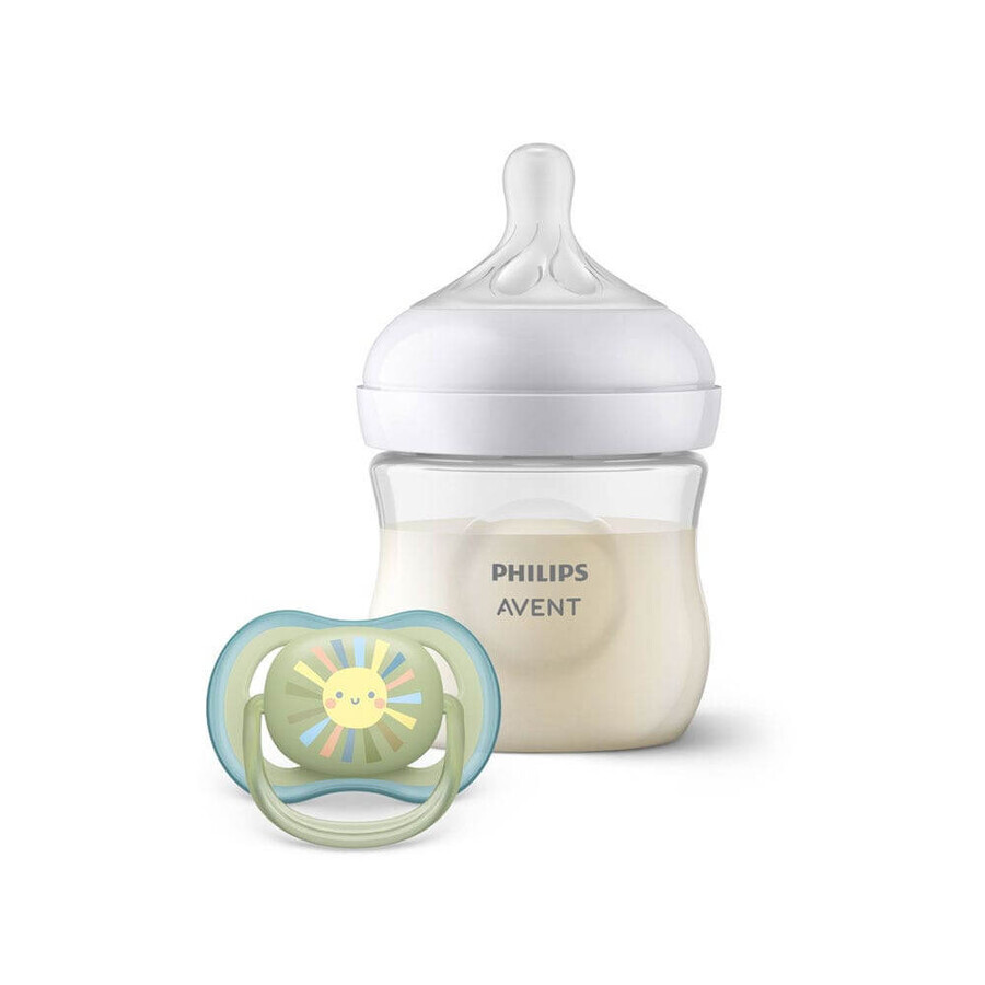 Acquista Avent Natural Response Coffret Découverte Bébé Biberon + Sucette 125ml Avent Natural Response Coffret Découverte Bébé Biberon + Sucette 125ml