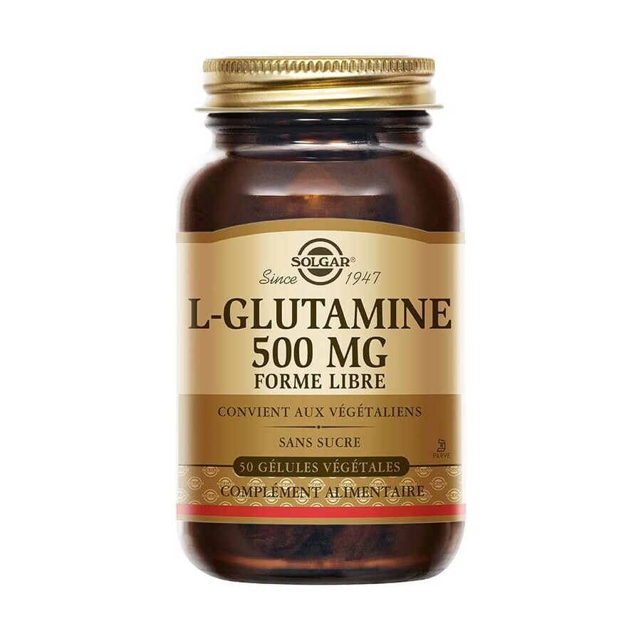 Solgar L-Glutamin 500mg 0,033 50 Gelatine