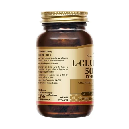 Solgar L-glutamine 500mg 0.033 50 Gelules