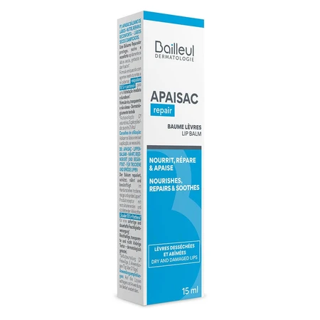 Bailleul Apaisac Lippenbalsem Gevoelige, droge en kwetsbare huid 15ml