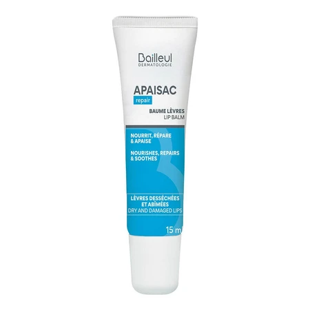 Bailleul Apaisac Lippenbalsem Gevoelige, droge en kwetsbare huid 15ml
