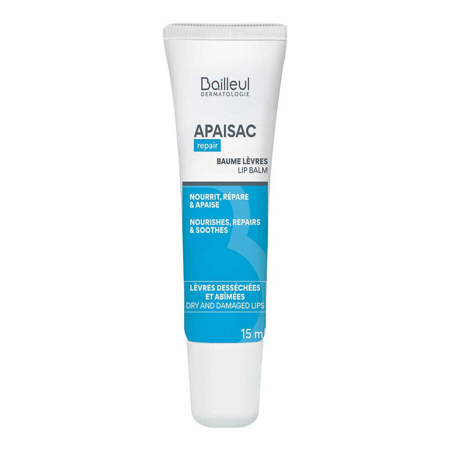 Bailleul Apaisac Bálsamo Labial Piel Sensible, Seca y Fragilizada 15ml