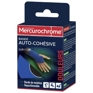 Mercurochrome Self-adhesive bandages 4.5m x 7.5cm