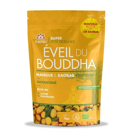 Iswari Eveil du Bouddha Bio Mango-Baobab Super Frühstück 360g