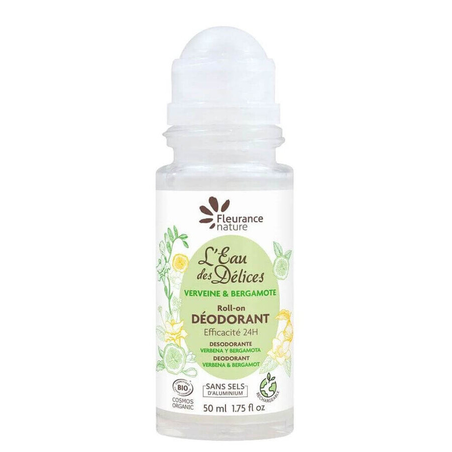 Fleurance Nature Deodorant Bio Water Délices Verbena Bergamot 50ml