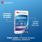 Forté Pharma Mémorex Memoria y Concentración 30 cápsulas Forté Pharma Mémorex Memoria y Concentración 30 cápsulas