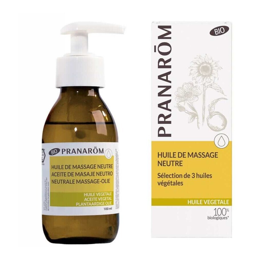Pranarôm Aromaself Neutral Organic Vegetable Oil Massage Oil 100 ml