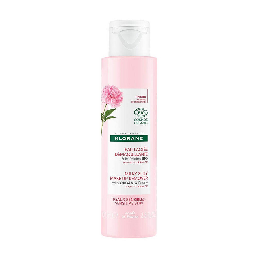 Klorane Peony Organic Makeup Remover Milk Sensitive Skin 100ml