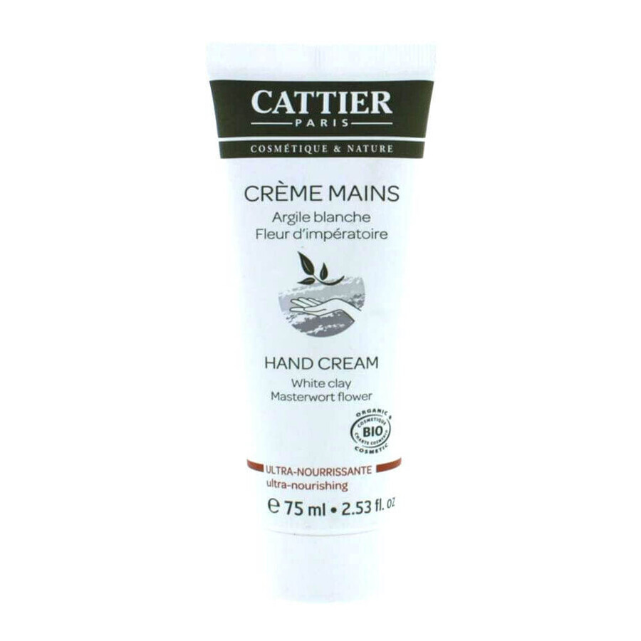 Boutique Cattier Creme Mains Ultra Nourrissante Bio 75 ml Cattier Creme Mains Ultra Nourrissante Bio 75 ml