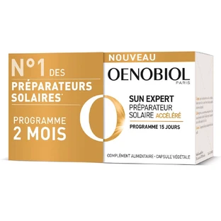 Oenobiol Sun Expert Preparación solar acelerada Programa de 15 días 2x15 cápsulas