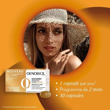 Oenobiol Sun Expert Preparación solar acelerada Programa de 15 días 2x15 cápsulas