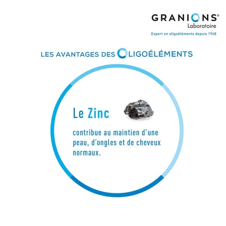 Granions Zinc Brewer's Yeast 60 gelules